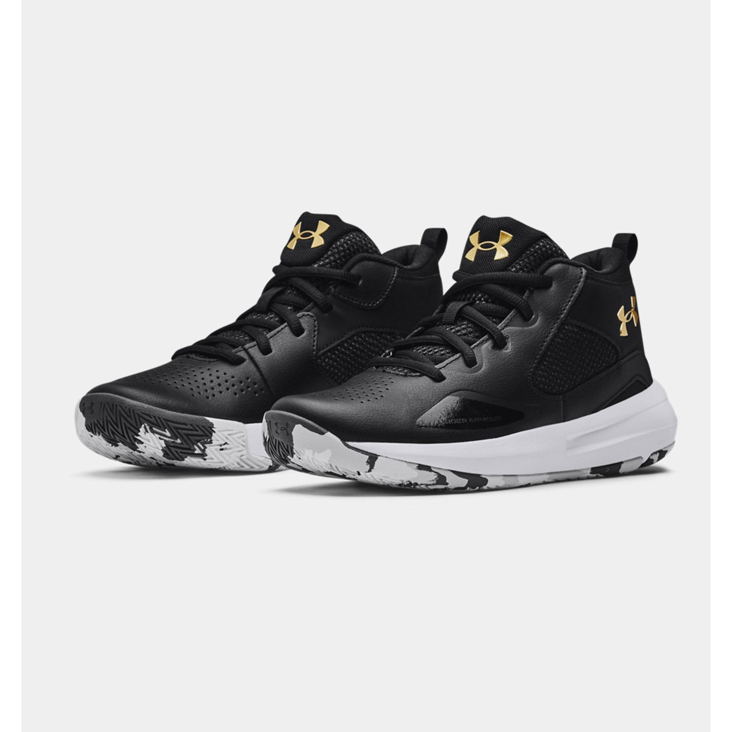 Under Armour GS Lockdown 5 Black/White 3023533-003