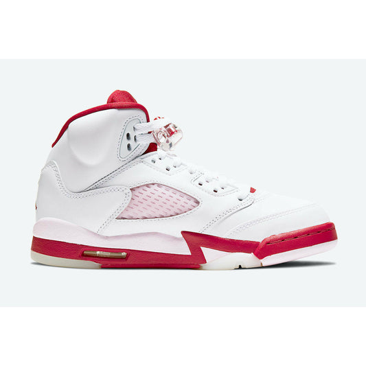 Air Jordan 5 Retro Big Kids GS White Pink Red 440892-106