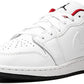 Jordan Youth GS Air 1 Low White/Red/Black 553560-164
