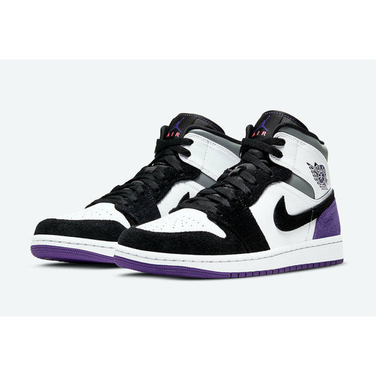 Air Jordan 1 Men's Mid SE Court Purple Suede 852542-105