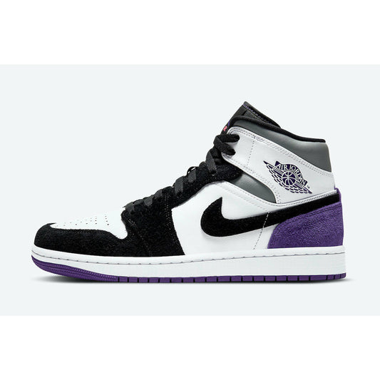 Air Jordan 1 Men's Mid SE Court Purple Suede 852542-105