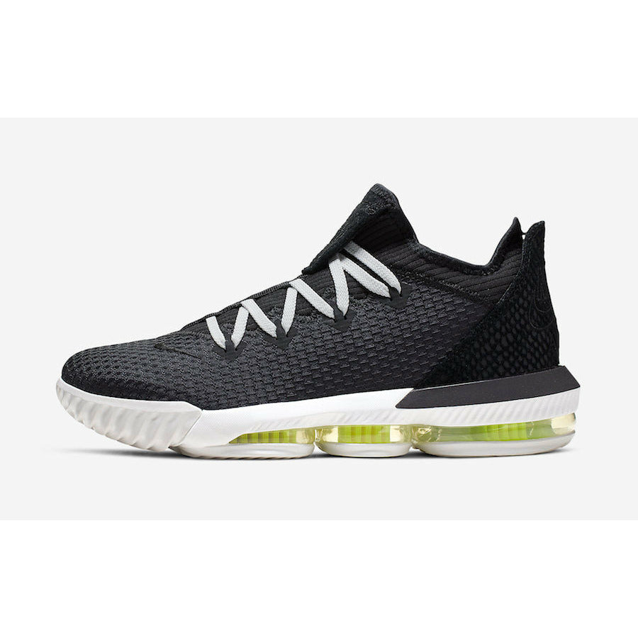 Nike Men's LeBron 16 Low Black Python Volt CI2668-004