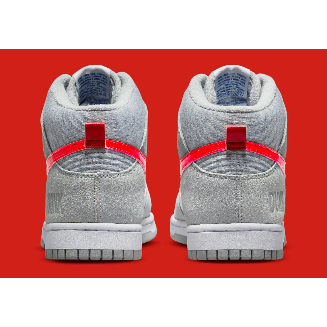 Nike Men's Dunk High Retro SE Grey/Red DJ6152-001