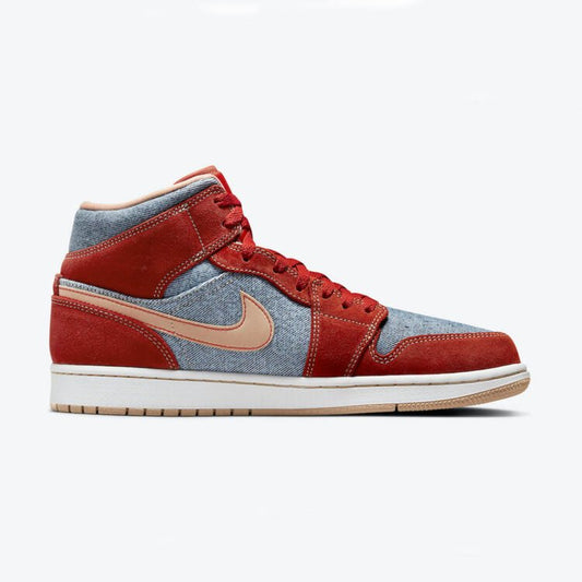 Air Jordan 1 Mid SE “Denim Red” DM4352-600